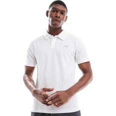 New Balance Men Polo Shirts New Balance Cotton Pique Polo Shirt - White