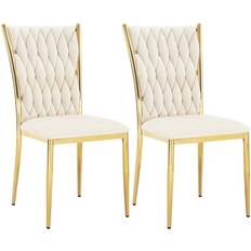 WOLTU Set Med 2 Matsalsstolar EZS71cm-2 Stol