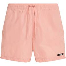 Calvin Klein Orange Swimwear Calvin Klein Medium Drawstring Swim Shorts - Peach Pink