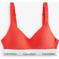 Röda BH:ar Calvin Klein Lift Bralette - Icon Cotton Modal - Red