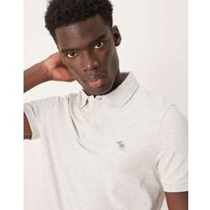 Abercrombie & Fitch Grey T-shirts Abercrombie & Fitch Puffy Moose Icon Logo Crew Neck T-Shirt Dark Grey