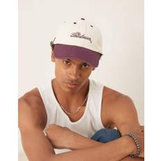 Abercrombie & Fitch Accessories Abercrombie & Fitch Motif Detail Cap With Contrast Peak Cream