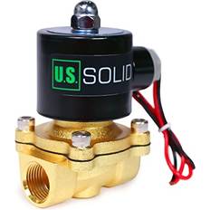 U.S. Solid Magnetventil 1/2 Tum Zinklegering 12 V DC Magnetventil NBR-Tätning