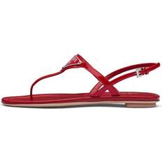 Prada Sandals Prada Cross Strap Sandals - Red