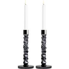 Orrefors Carat Candlestick 24.2cm 2pcs