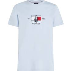 Tommy Hilfiger T-shirts Tommy Hilfiger Flag Sailing Tee Logo Graphic T-Shirt - Sky Blue