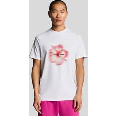 Blommiga T-shirts Lyle & Scott Motion T-shirt Med Blommigt Tryck Vit/A