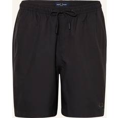 Green - Men Swimwear Fred Perry Classic Swim Shorts - Black