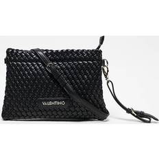 Valentino Bags Shantel Woven Clutch Bag With Crossbody Strap - Black