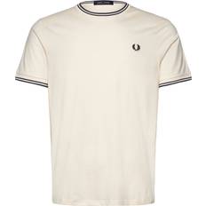 Fred Perry XS T-shirts Fred Perry Twin Tipped T-shirt - Ecru