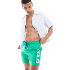 Polo Ralph Lauren Green Swimwear Polo Ralph Lauren Traveler Logo Swim Shorts - Mid Green