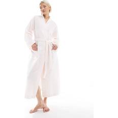 Pink Robes Loungeable Maxi Length Waffle Robe - Light Pink