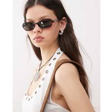 Weekday Oval Sunglasses - Tortoiseshell - Brown