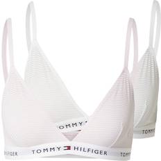 Multicoloured Bras Tommy Hilfiger Essential Mesh Triangle Bralette 2-Pack - Rose