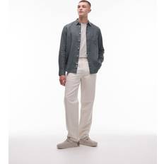 Arket Shirts Arket Regular Fit Linen Shirt - Khaki