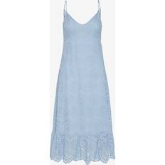 Midiklänningar Pieces Pcvilde Strap Dress - Blue