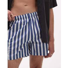 Arket Badbyxor Arket Vitrandiga Badshorts Flera - Blå