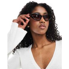 Monki Cat Eye Sunglasses - Brown Tortoise Shell