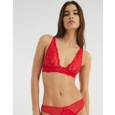 Red - Women Lingerie Sets River Island Lace Bralette And Thong Lingerie Set - Red