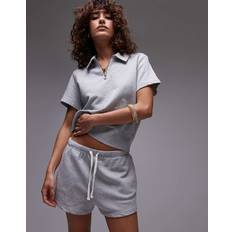Arket Shorts Arket Pure Cotton Pull On Sweat Shorts - Grey