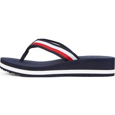 Tommy Hilfiger Mid Wedge Beach Sandaler - Blue