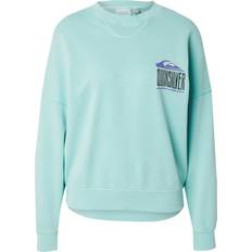 Dame - Turkis Sweatere Quiksilver Women's Oversized Crew Sweatere - Turkis