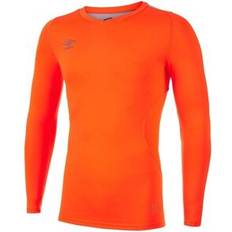 Orange Base Layers Umbro Elite V Neck Base Layer Top - Orange