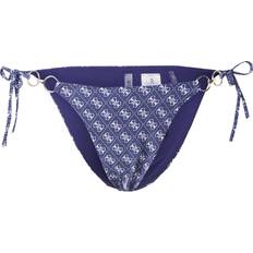 Guess Women Swimwear Guess 4G Logo Bikini Bottoms - Blue