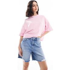 Cotton On Afslappede Denimshorts - Havblå