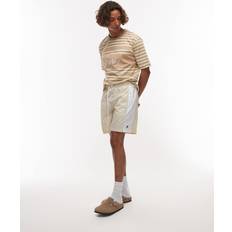 Copa Contrast Panel Relaxed Shorts - White