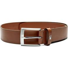 Tommy Hilfiger Adan 3.5 Ext Tonal Square Buckle Leather Belt - Brun