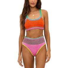 Bikini Tops Beach Riot Andy Top - Orange/Pink