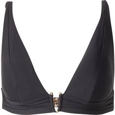Dame Bikinitoppe Hunkemöller Luna Ha Triangle Bikinioverdel - Black