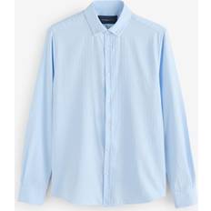 River Island Herr Skjortor River Island Slim Fit Double Collar Shirt - Blue