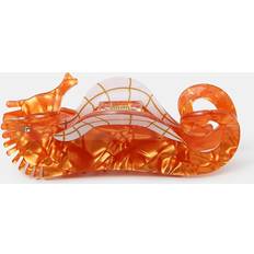 Hair Clips Accessorize Orange Seahorse Claw Clip One Size