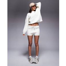 The Couture Club Knitted Shorts - Beige