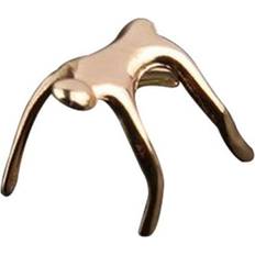 Men Piercings Maxpower Ear Clip Small Man Shape Ear Decoration - Gold