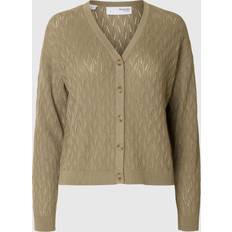 Green Cardigans Selected Structured Cardigan