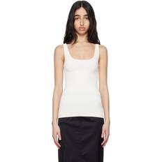 Toteme Compact Knit Tank Top - Off White