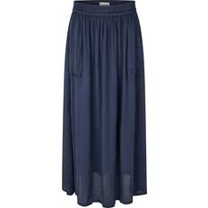 Lollys Laundry Akanell Maxi Skirt Dam - Dark Blue