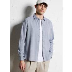 Knowledge Cotton Apparel Regular Fit Light Twill Shirt - Grå