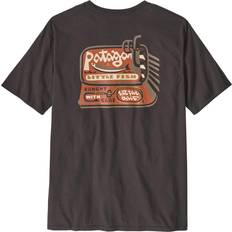 Patagonia Men's Aquatic Action Organic Cotton T-Shirt - Ink Black
