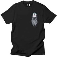 Moose Knuckles Men T-shirts Moose Knuckles Rum Beardy Man T-Shirt - Black
