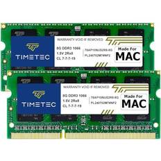 1066 MHz - 16 GB - DDR3 RAM minnen TIMETEC 16GB 2x8GB DDR3 1067MHz 1066MHz PC3-8500 RAM