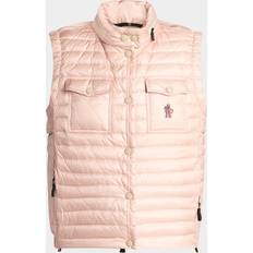 Moncler Vests Moncler Gumiane Quilted Down Vest - Medium Pink