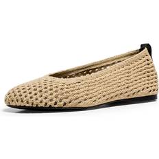 Bershka Shoes Bershka Raffia Ballet Pumps Natural Neutral