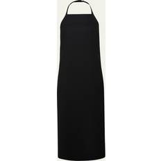 Apron Halter Dress - Black