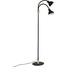Dyberg Larsen Lilje Svart Mässing Golvlampa 135cm