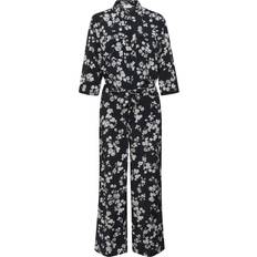 Kaffe Jumpsuit Pollie - Marine Flower