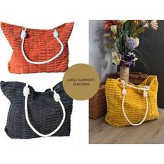 Solis Extra Large Beach Holiday Tote Bag - Towelling Fabric